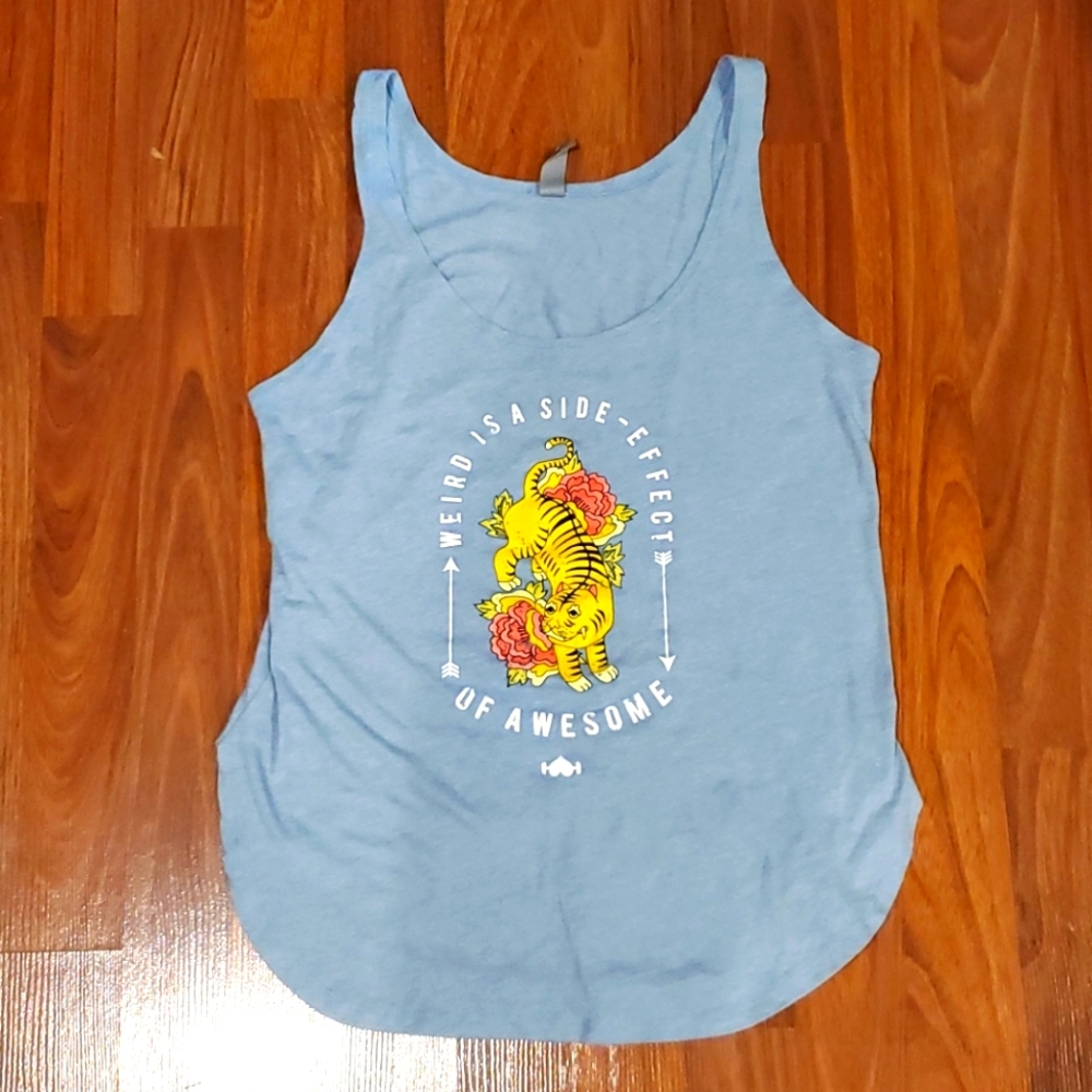 Wodbottom Tank top small weird is awesome Wod